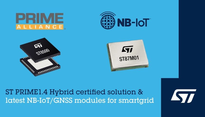 STMicroelectronics showcases rapidly deployable smart grid and mobile IoT connectivity innovations at Enlit